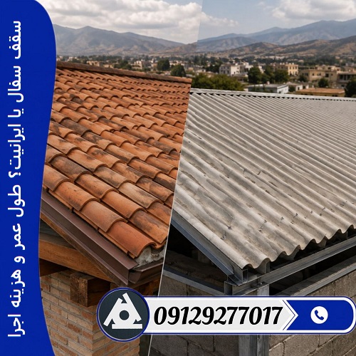 سقف سفال یا ایرانیت؟ بررسی طول عمر و هزینه اجرا